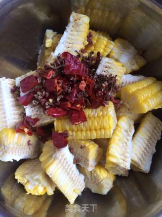 Grilled Corn with Sauce recipe