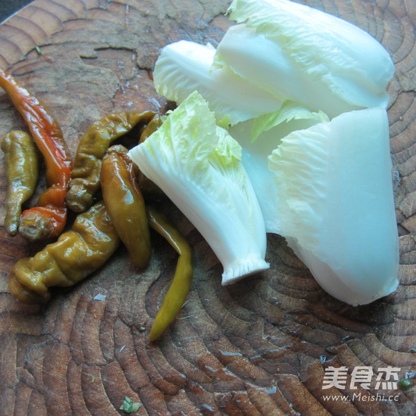 Roast Duck and Stir-fried Cabbage Stem recipe