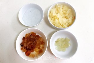 Peach Gum White Fungus Snow Bird Soup recipe