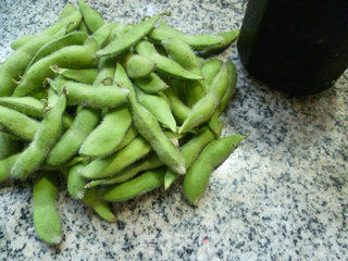 Olive Vegetables Mixed with Edamame recipe