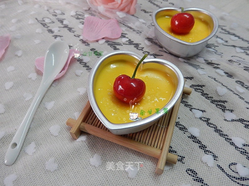 Cherry Custard Pudding recipe
