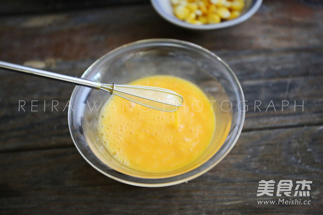 Shrimp Corn Steamed Egg recipe