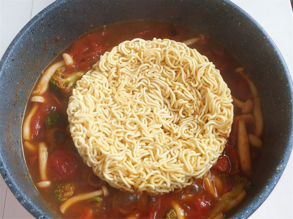 Beef Noodles in Tomato Soup recipe