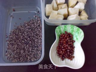 Yam Purple Rice Soup recipe