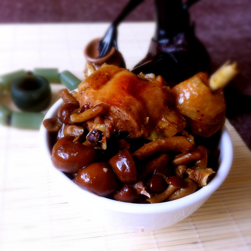 Chicken Stew with Name Mushrooms recipe