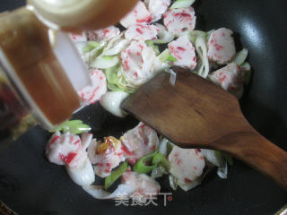 Stir-fried Shrimp Balls with Green Onions recipe