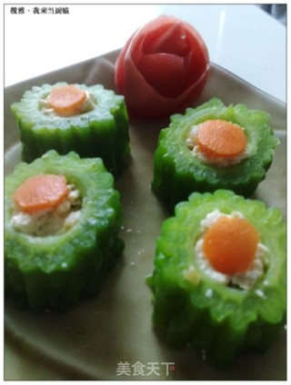 Tofu Bitter Gourd Cup recipe
