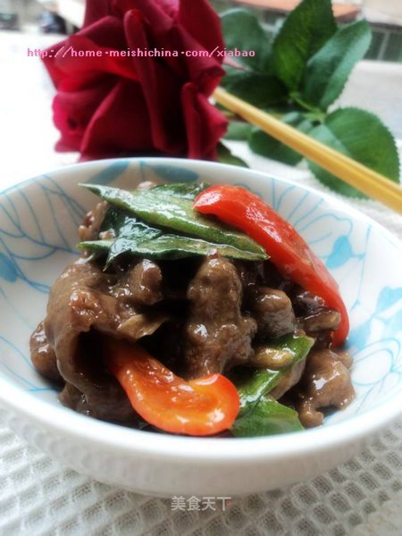 [stir-fried Beef] Mastering The Oil Temperature is The Key recipe