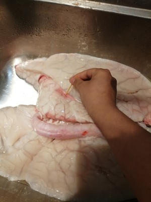 Easy to Wash Pig Lungs recipe