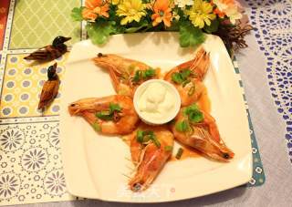 Stuffed Prawns in Tomato Sauce recipe