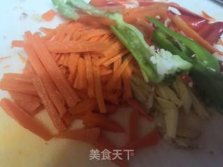 Stir-fried Bullfrog with Red Pepper recipe