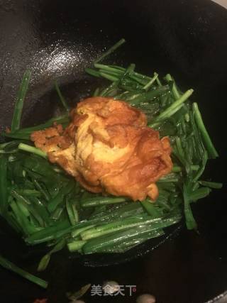 Scrambled Eggs with Leek recipe