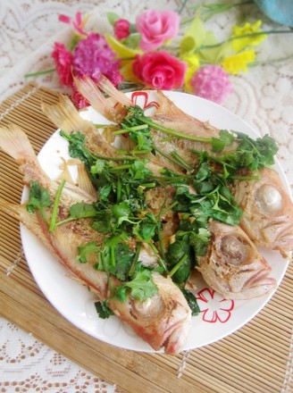 Fried and Braised Bigeye recipe
