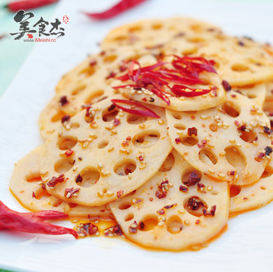 Red Oil Lotus Root recipe