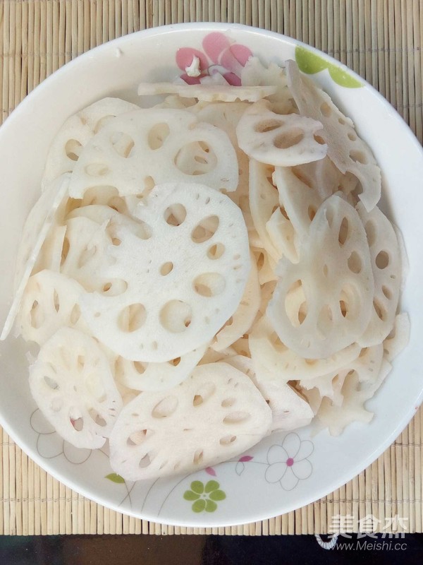 Lotus Root Sliced Fungus Cauliflower Mix recipe