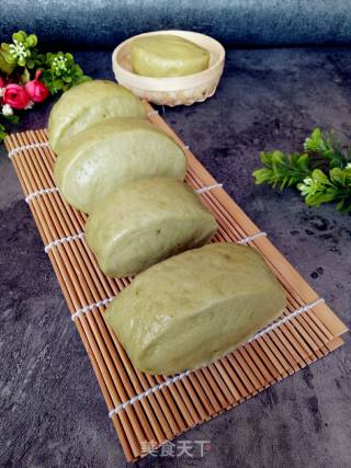 #春食野菜香# Wormwood Frog Steamed Buns recipe