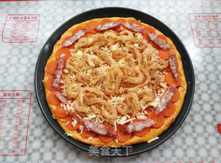 Assorted Pizza with Golden Dried Shrimp recipe