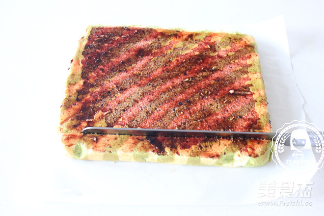 Two-color Cake Roll recipe