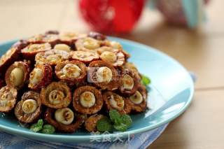 Steamed Three Treasures in Honey Sauce recipe