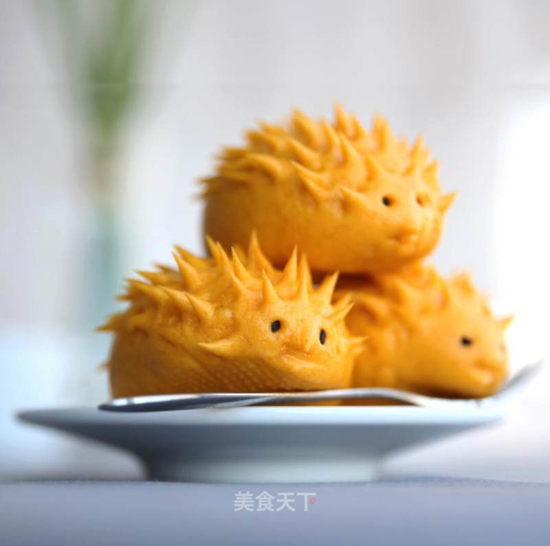 The Delicious and Cute "pumpkin Hedgehog Mantou" Turns Out to be So Easy to Make recipe