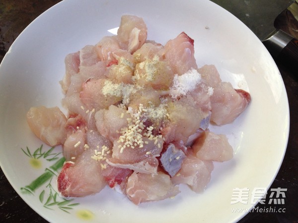 Stir-fried Diced Fish recipe