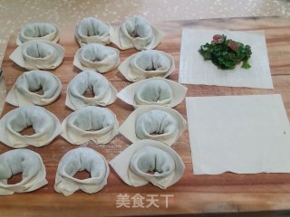 Pork Cilantro Wonton recipe