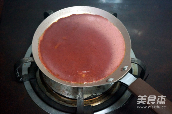 Hong Kong Style Dessert【pitaya Pancake】 recipe