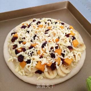 Banana Mango Pizza recipe