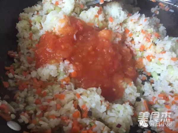 Tomato Sauce Omurice for Baby Nutritional Meal recipe