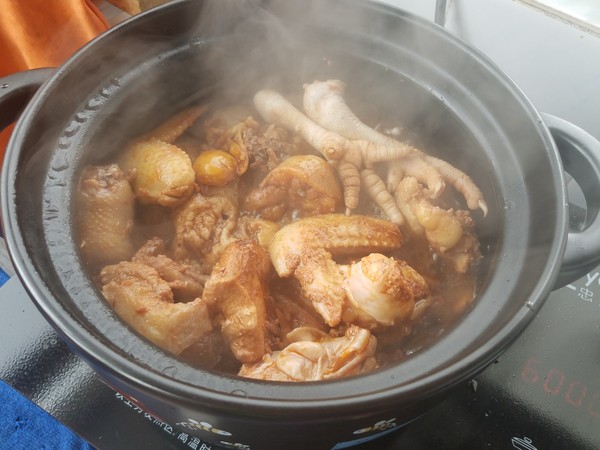 Stewed Chicken with Mushrooms recipe