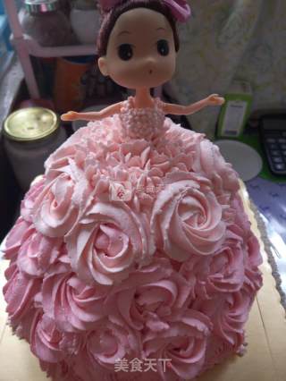 #aca烤明星大赛#barbie Cake recipe