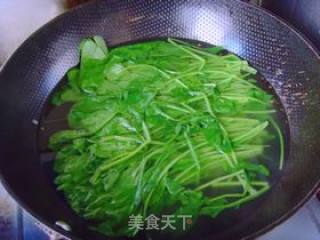 Spinach with Beijing Sauce. recipe