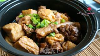 Braised Duck Pork with Tofu recipe