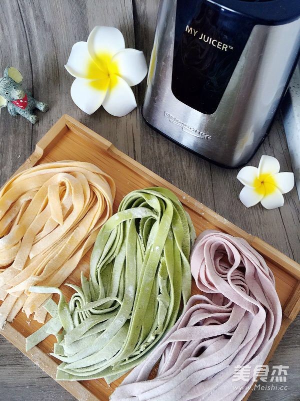 Colored Noodles recipe