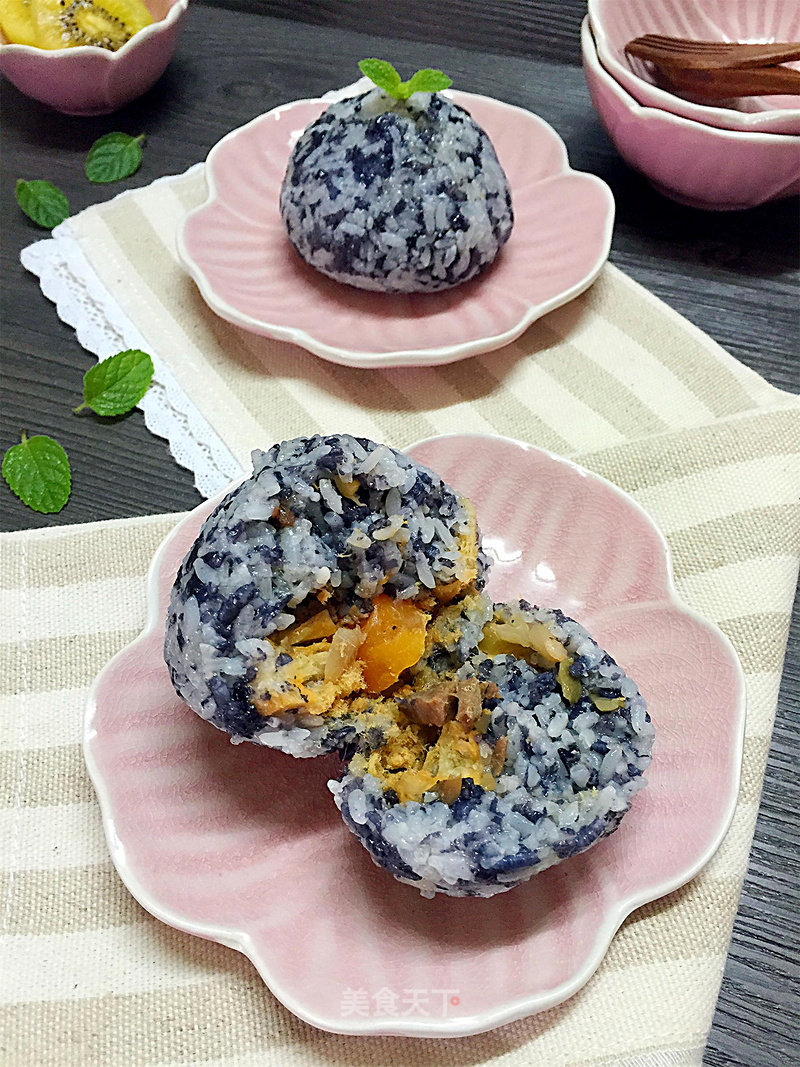 Double Rice Beef Rice Ball recipe