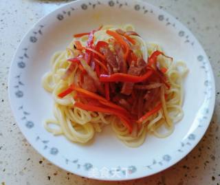 Bacon Pasta with Black Pepper Sauce recipe