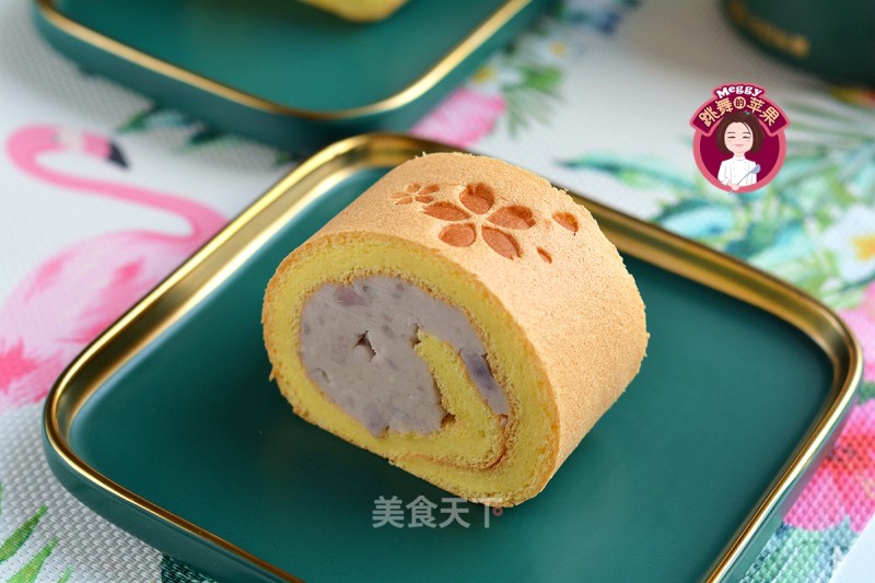 Taro Chiffon Cake Roll recipe