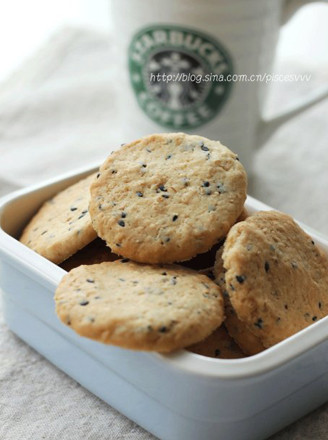 Whole Wheat Black Sesame Biscuits