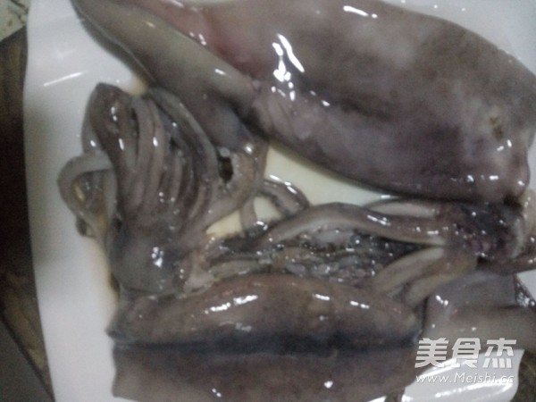 Microwave Grilled Squid recipe