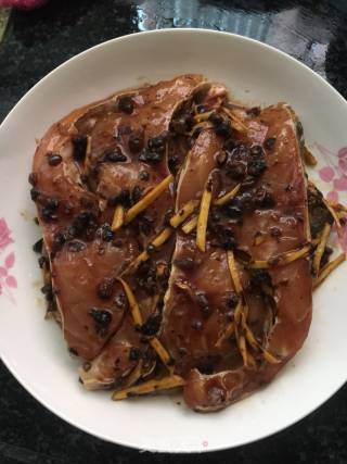 Steamed Fish Belly with Tempeh recipe