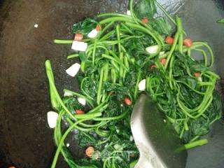 Garlic Sweet Potato Leaves recipe