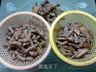 Soaked Dried Bamboo Shoots recipe