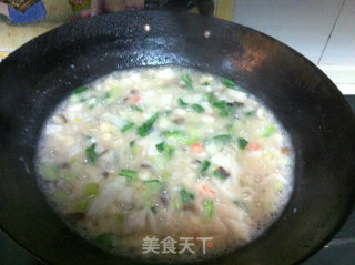 Mushroom Seafood Pimple Soup recipe
