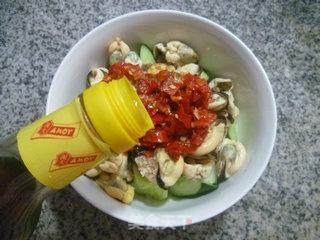 Cucumber Mixed with Mussels recipe