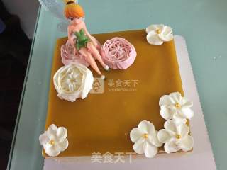 #aca烤明星大赛# Flower Fairy Mango Mousse recipe