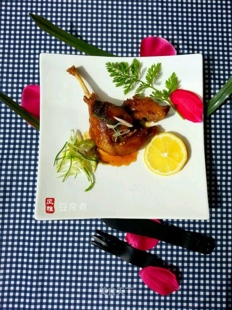 Valentine's Day Red Wine Duck Legs recipe
