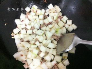 Stewed Winter Melon with Minced Meat recipe