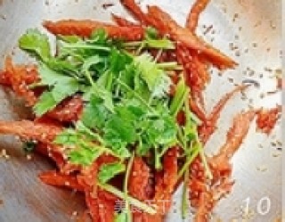 Spicy Mintai Fish Shreds recipe