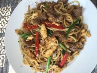 Kuai Shou Xiang Fried Noodles recipe