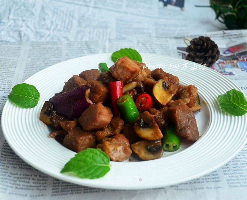 Stir-fried Beef with Mushrooms recipe